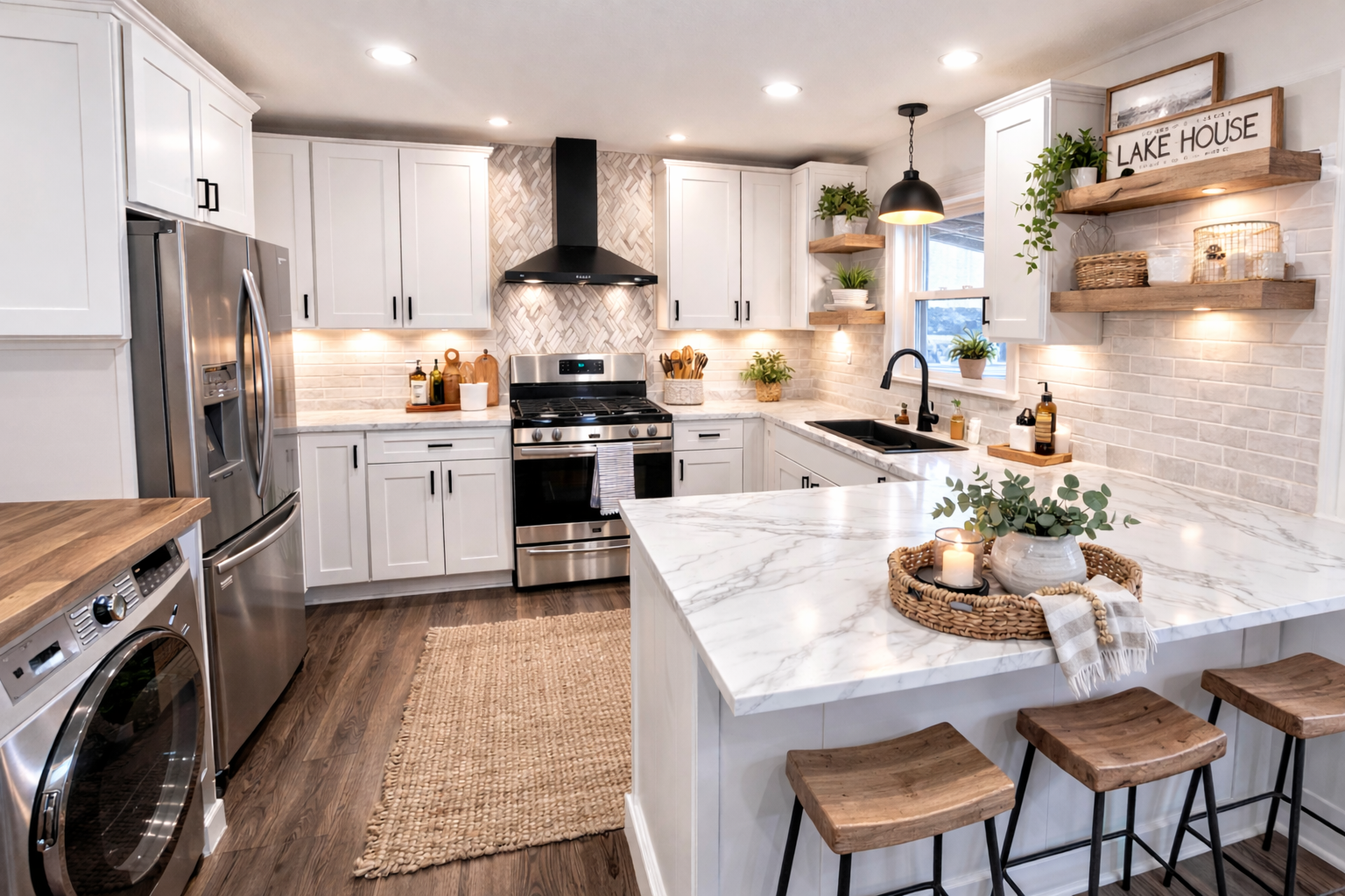 Remodeled kitchen by Uprise Remodeling in Lenexa KS