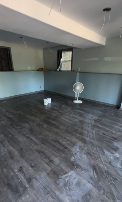 Before: living room before renovation